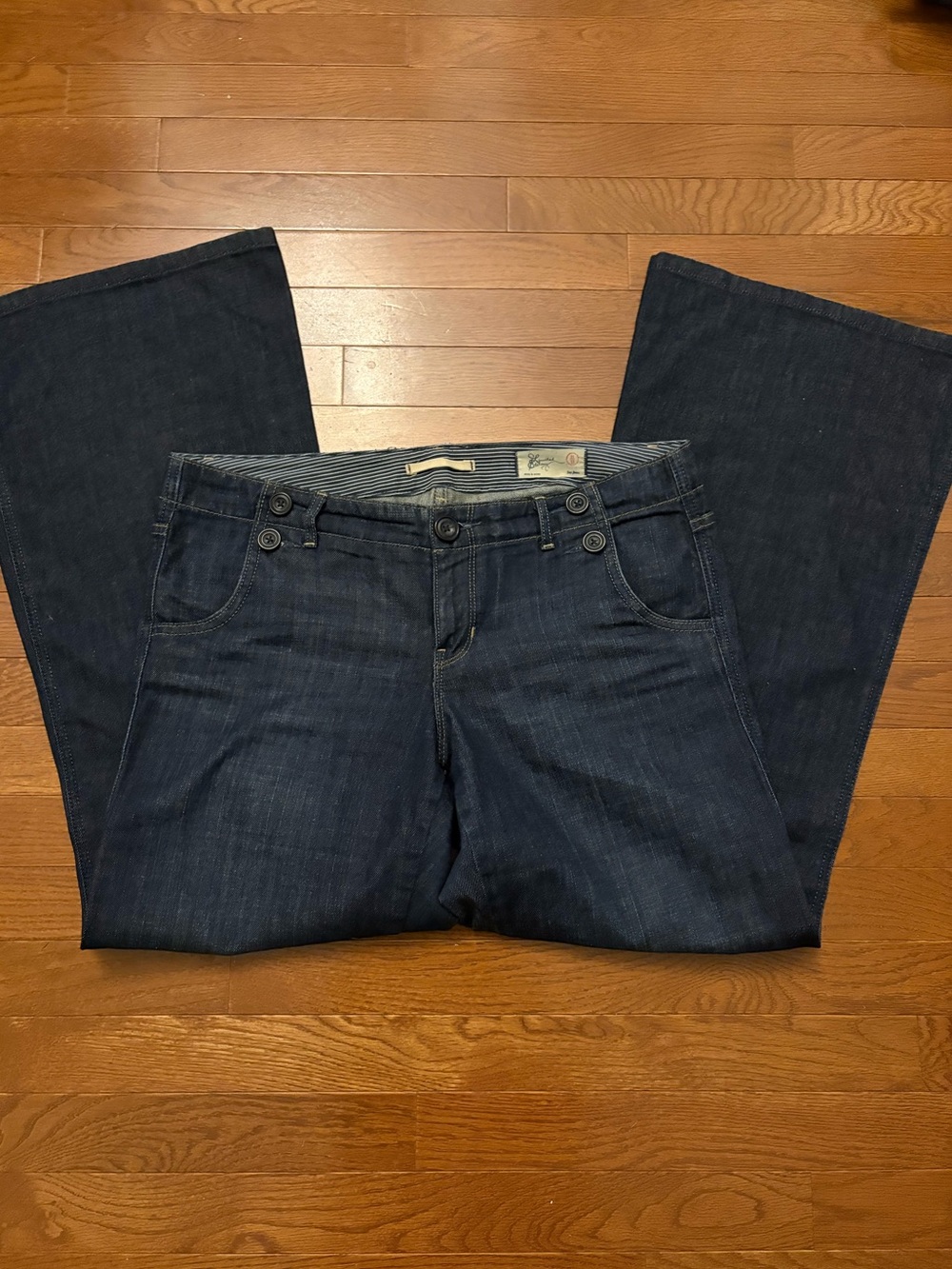 GAP Limited Edition Women's Dark Indigo Flare Jeans - Classic Wide Leg